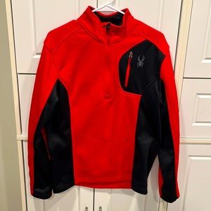 Men’s Spyder Pullover-Red